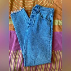 Women skinny 501s Levi’s high rise